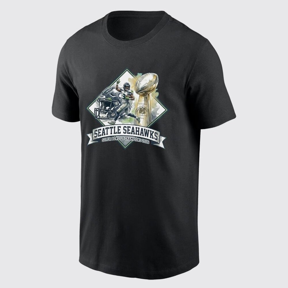 Seattle Seahawks Super Bowl LX 2026 Champions T Shirt 91